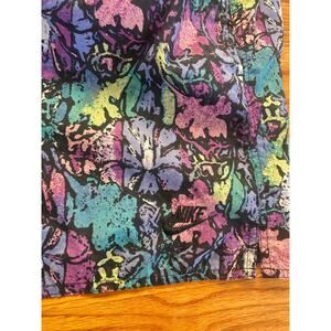 Vintage 90’s Nike Men’s Medium colorful abstract all over print shorts 80s Nylon